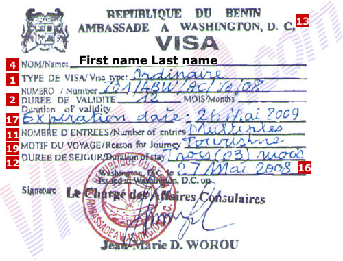 Benin Visto Benin Visto