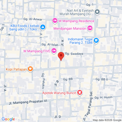 Mappa di (Jakarta Selatan, Jakarta)