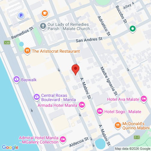 Mappa di (Malate Manila)
